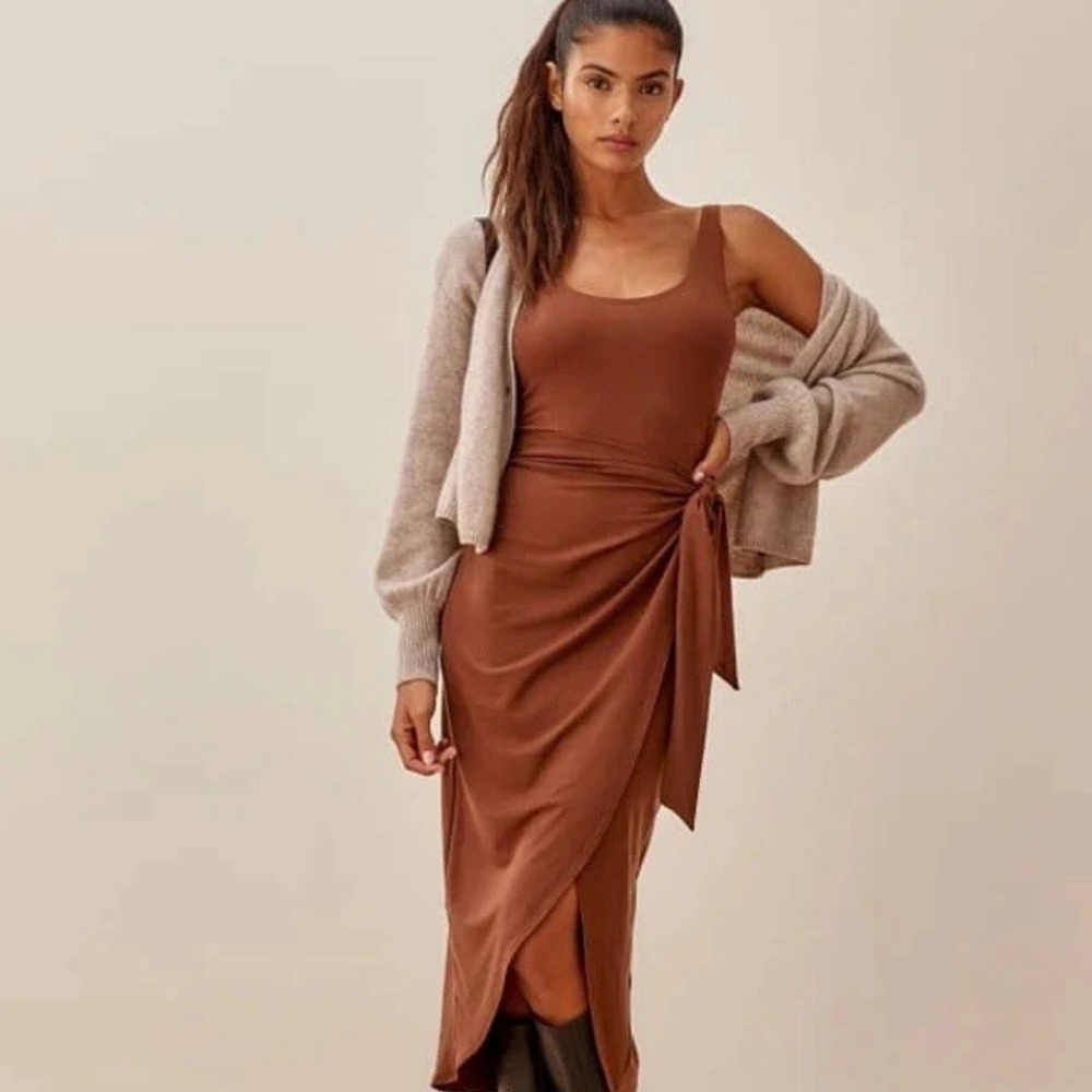 REFORMATION* Brown Dress